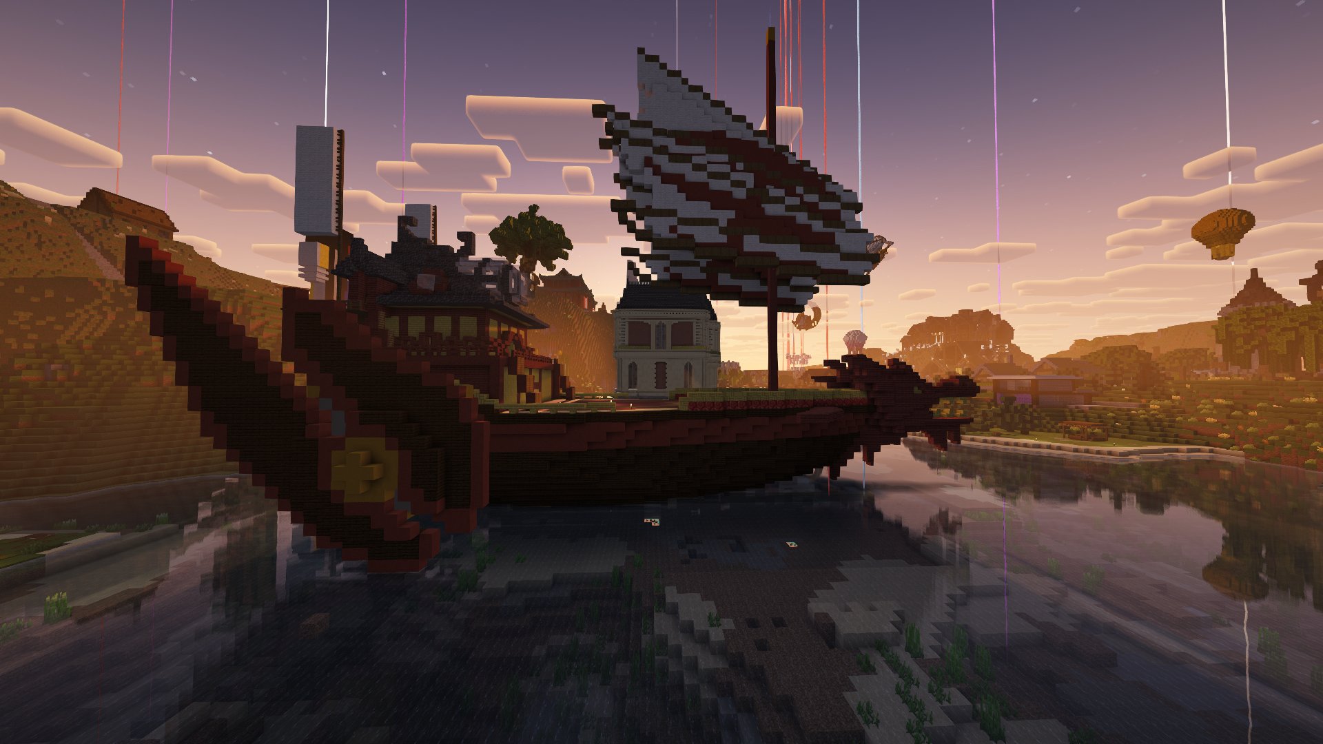 CraftValley Spieler Build von der Seite.