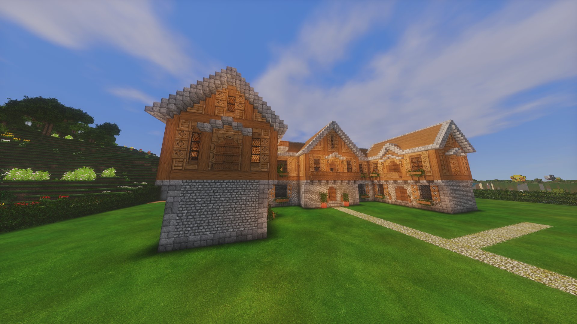 CraftValley Spieler Build von rechts