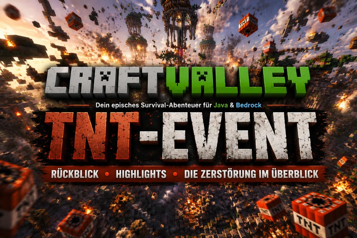 CraftValley`s Abschiedsevent für den Folia Umstieg